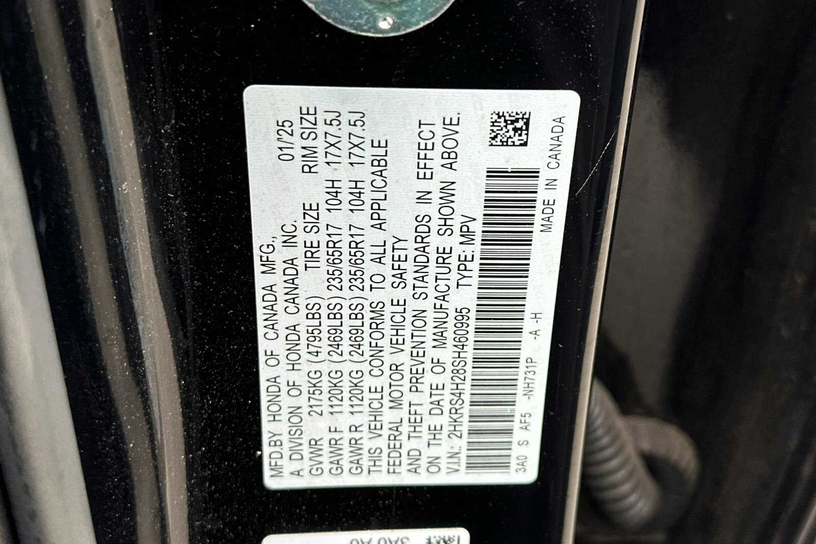 2025 Honda CR-V LX
