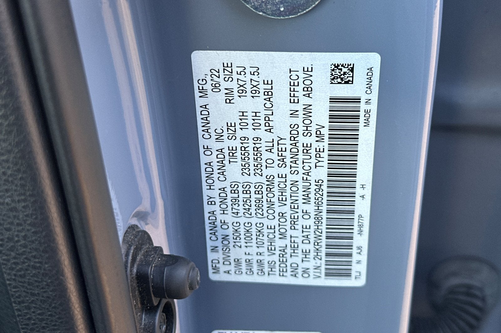 2022 Honda CR-V Touring