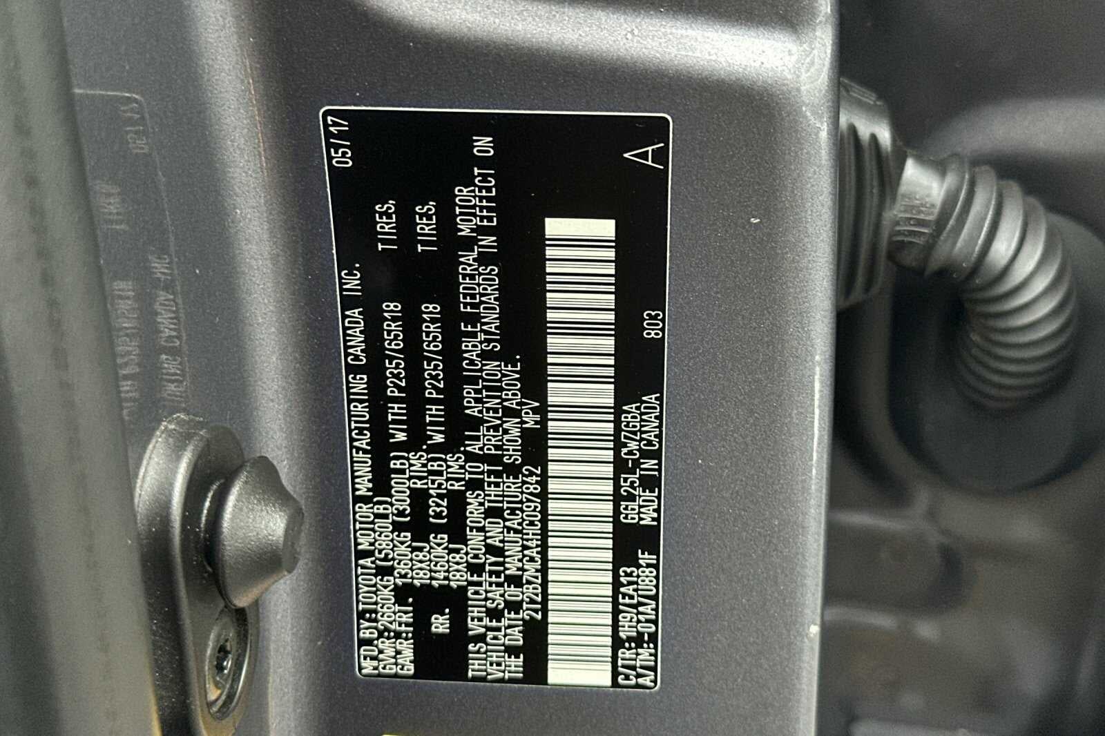 2017 Lexus RX 350 4D Sport Utility