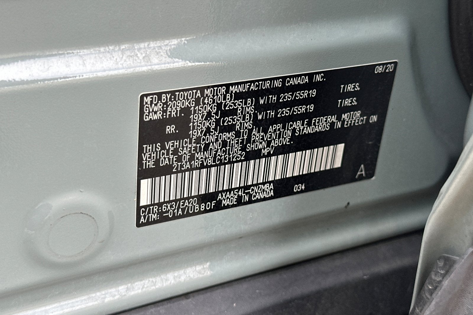 2020 Toyota RAV4 XLE Premium