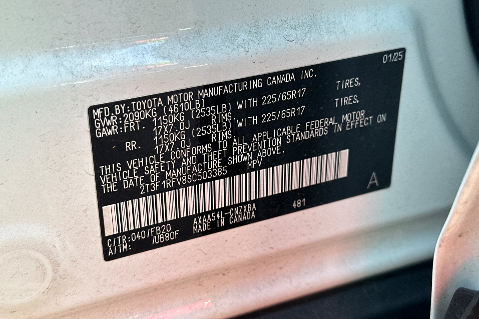 2025 Toyota RAV4 LE