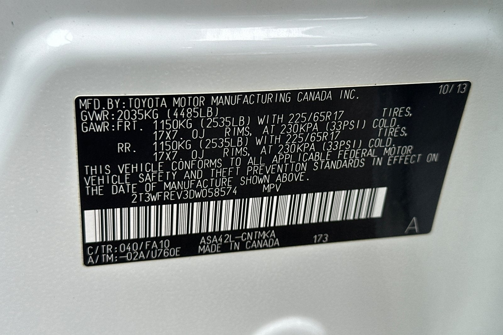 2013 Toyota RAV4 XLE