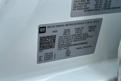 2022 Chevrolet Silverado 1500 Custom