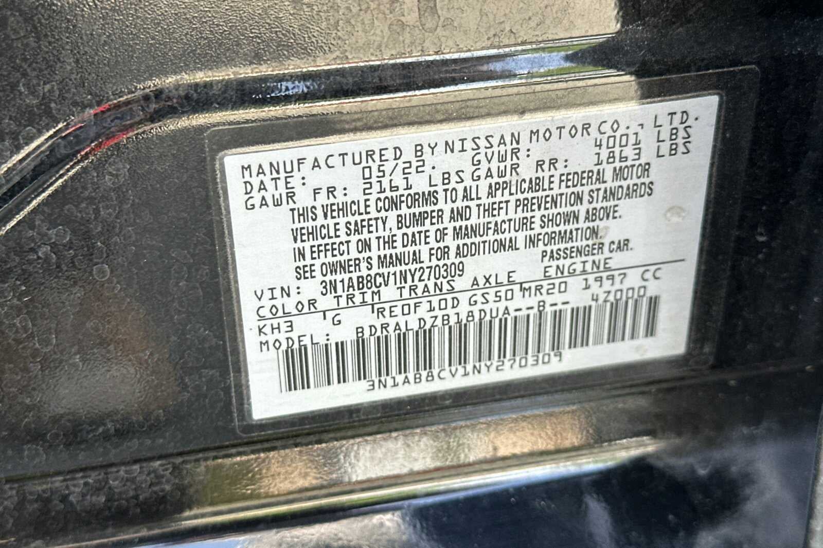 2022 Nissan Sentra SV