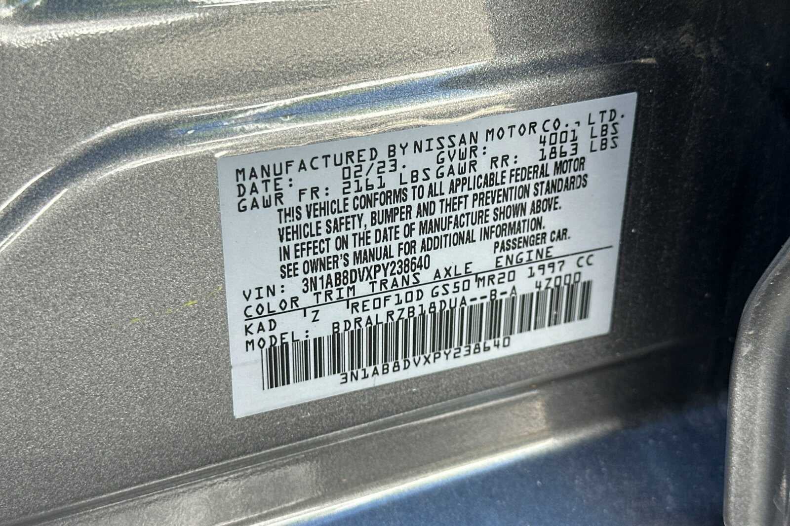 2023 Nissan Sentra SR