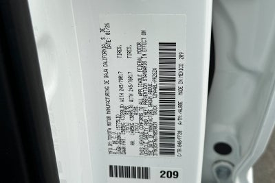 2026 Toyota Tacoma 2WD SR5 4D Double Cab