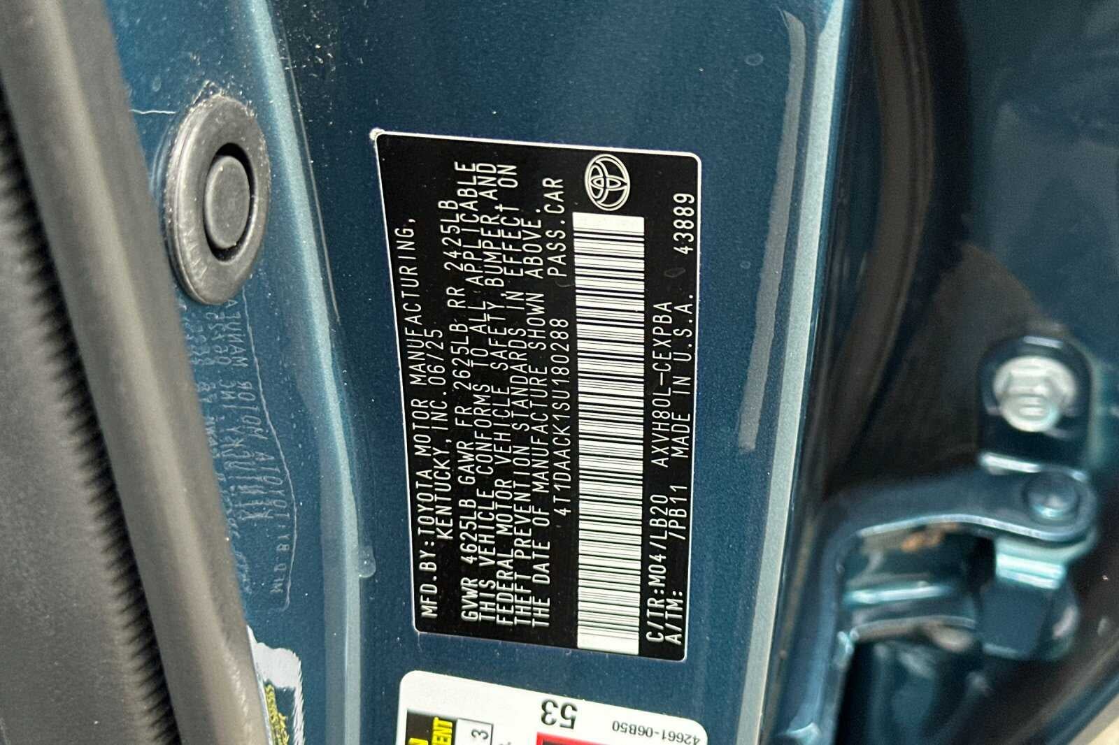 2025 Toyota Camry XSE 4D Sedan