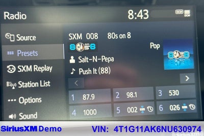 2022 Toyota Camry SE 4D Sedan