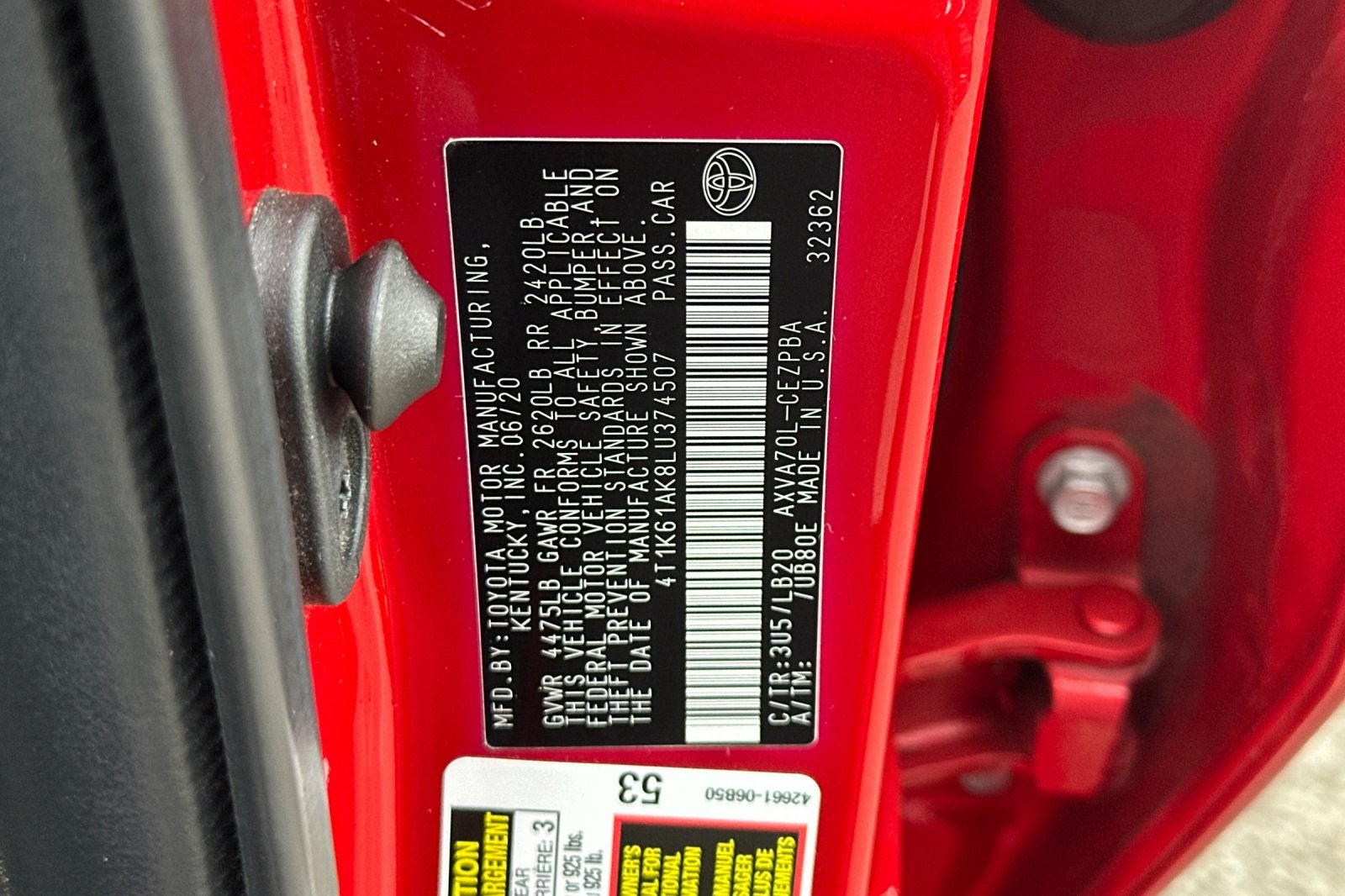 2020 Toyota Camry XSE