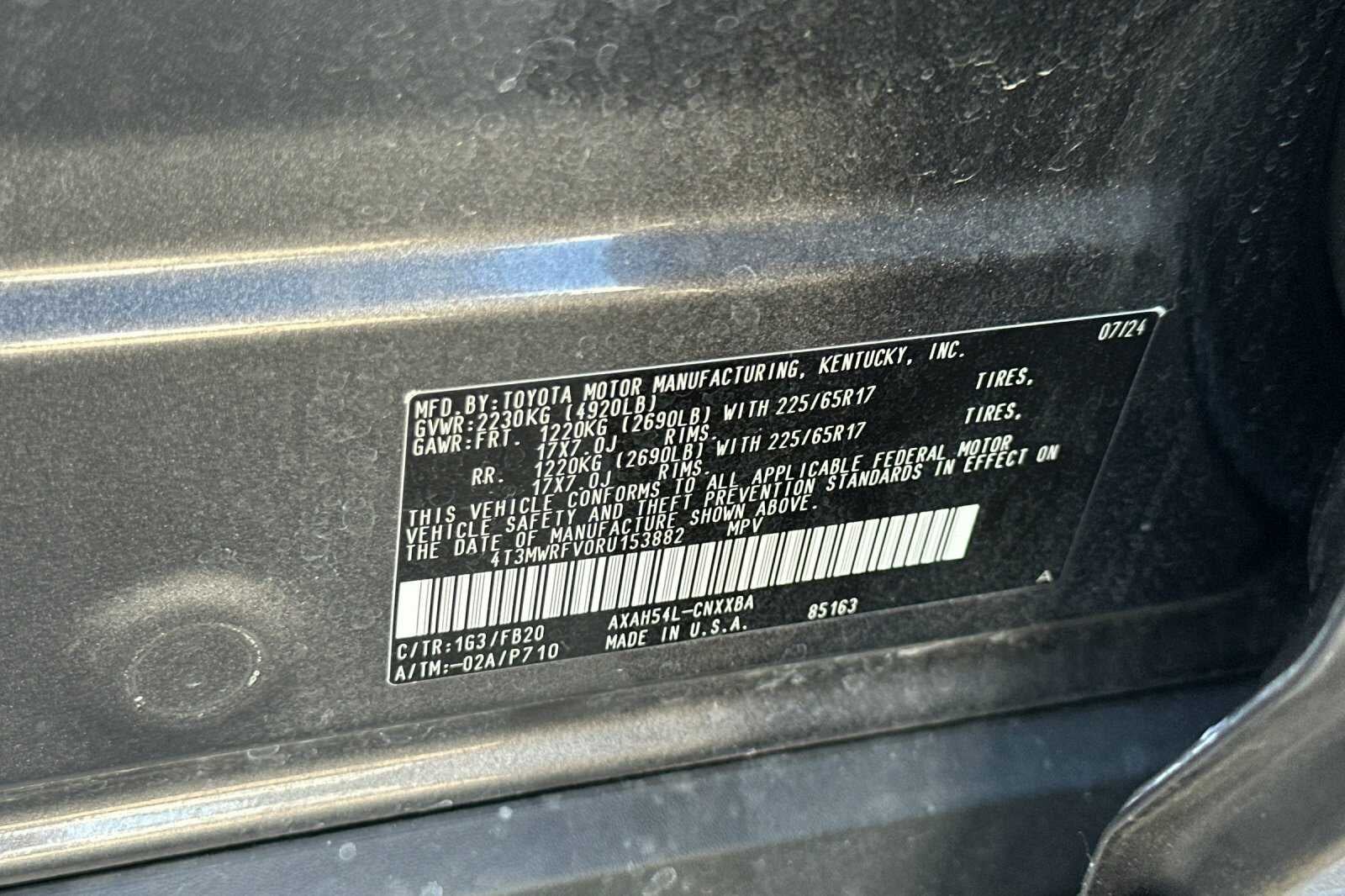 2024 Toyota RAV4 Hybrid LE