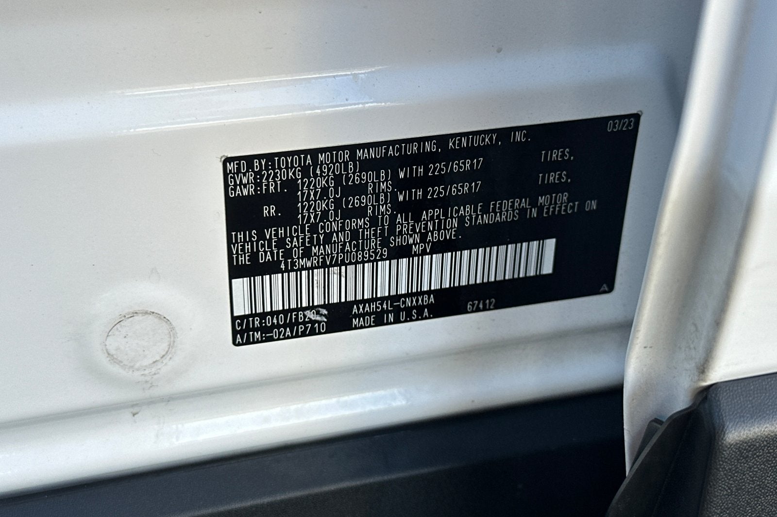 2023 Toyota RAV4 Hybrid LE