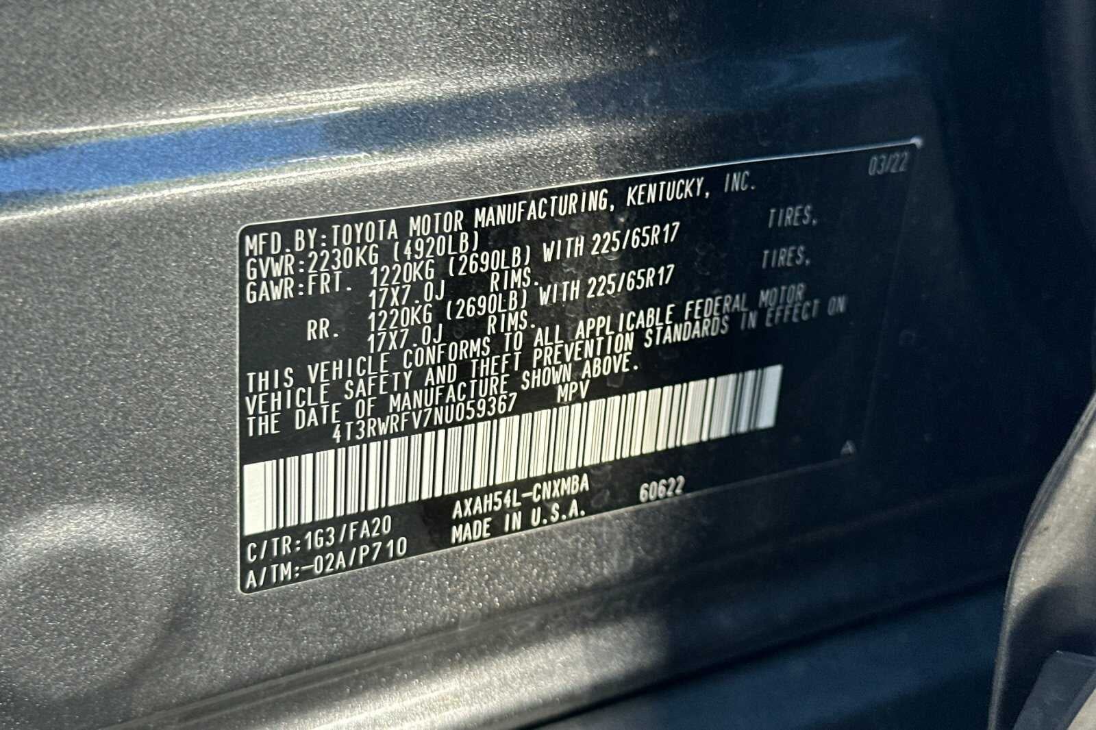 2022 Toyota RAV4 Hybrid XLE