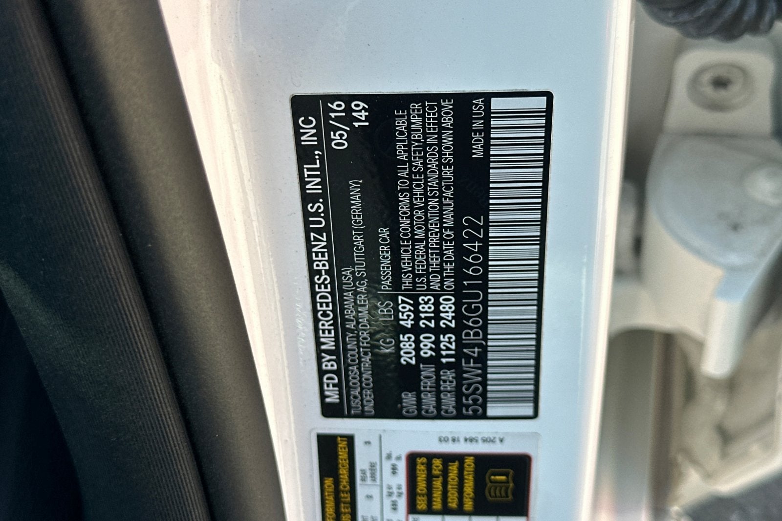 2016 Mercedes-Benz C-Class C 300 4D Sedan