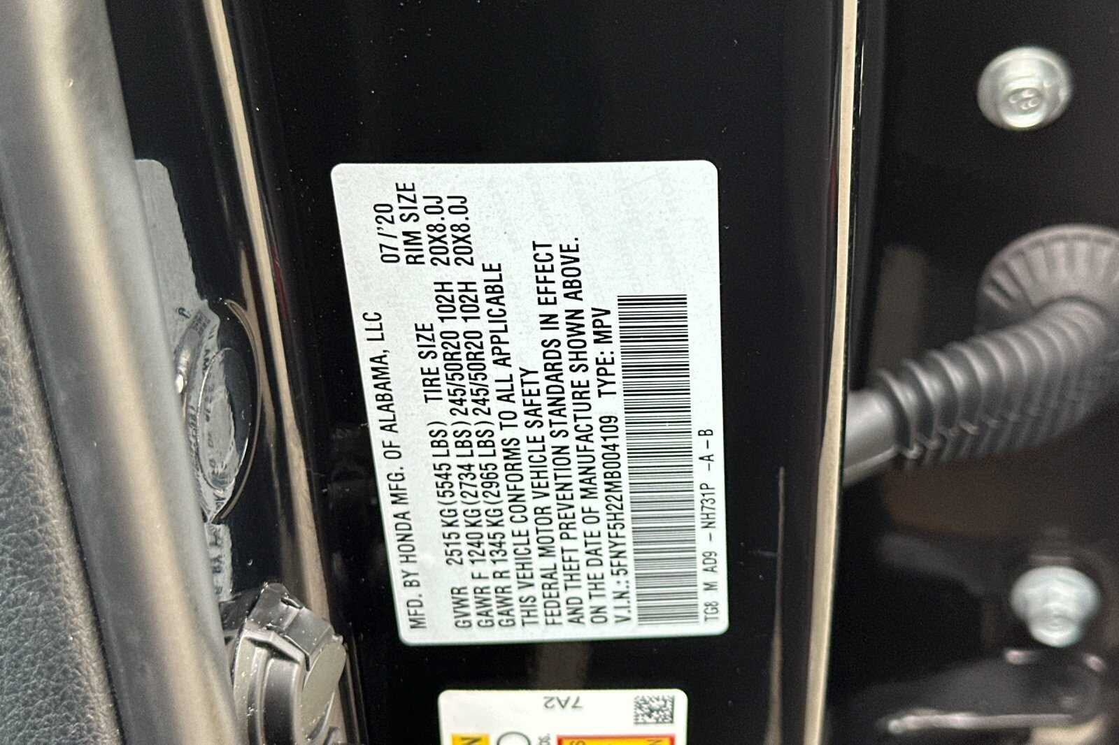 2021 Honda Pilot Special Edition