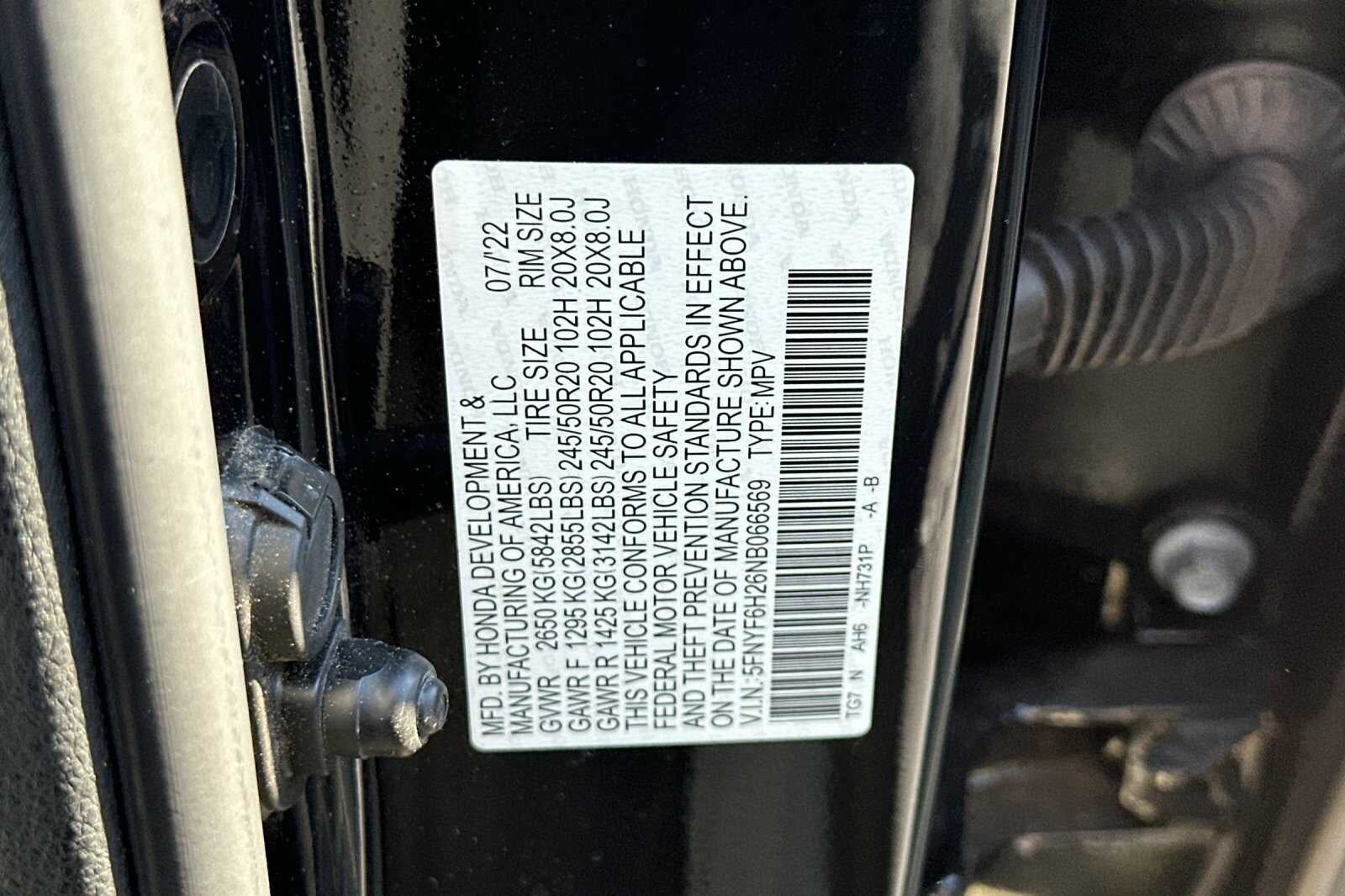 2022 Honda Pilot Special Edition