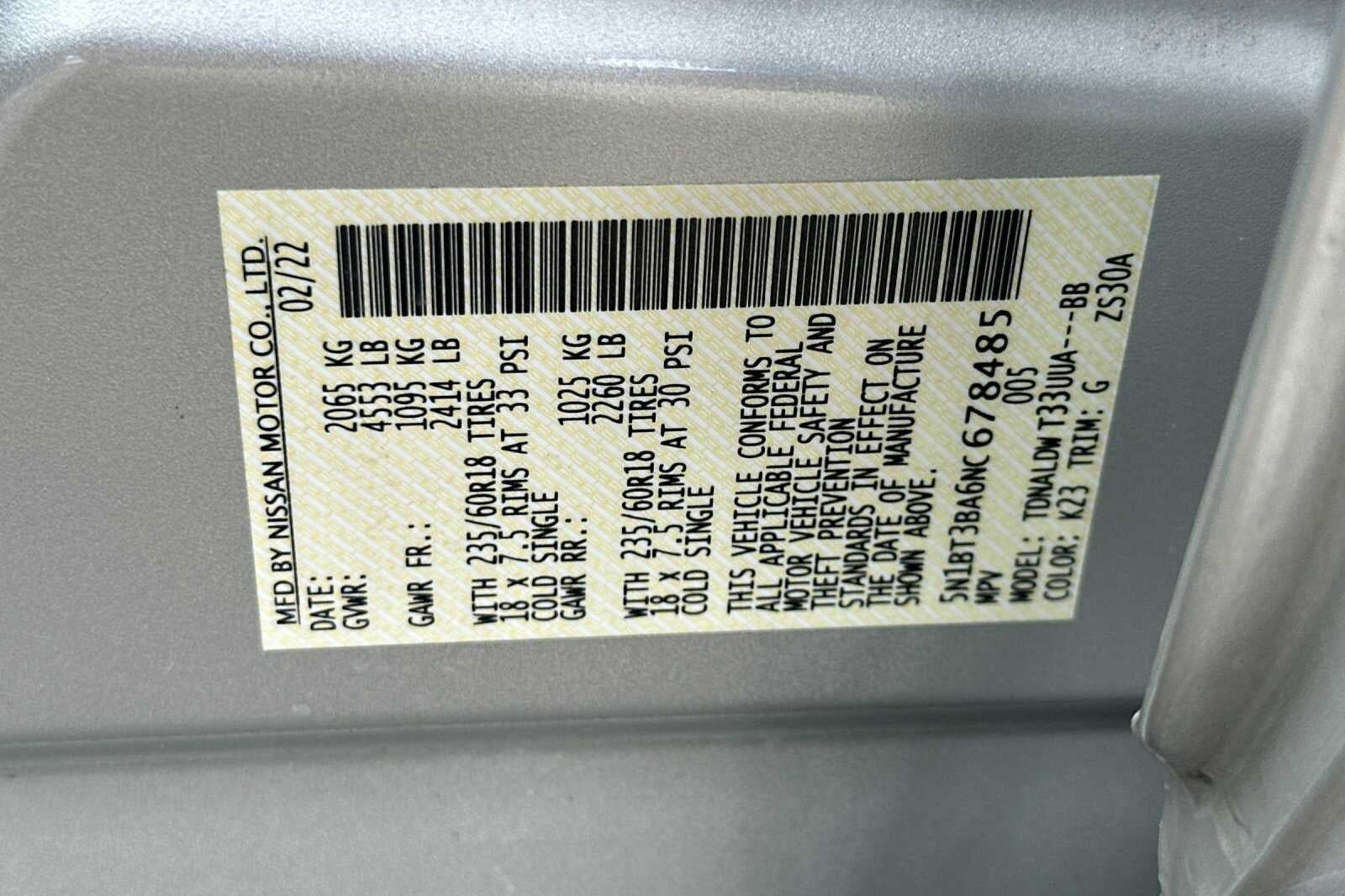 2022 Nissan Rogue SV