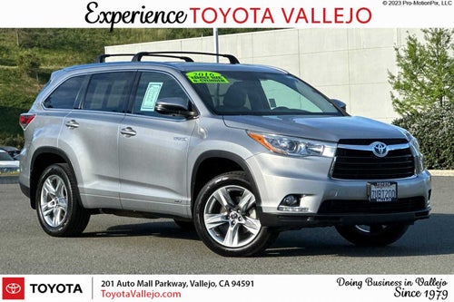 2016 Toyota Highlander Hybrid Hybrid Limited 4D Sport Utility