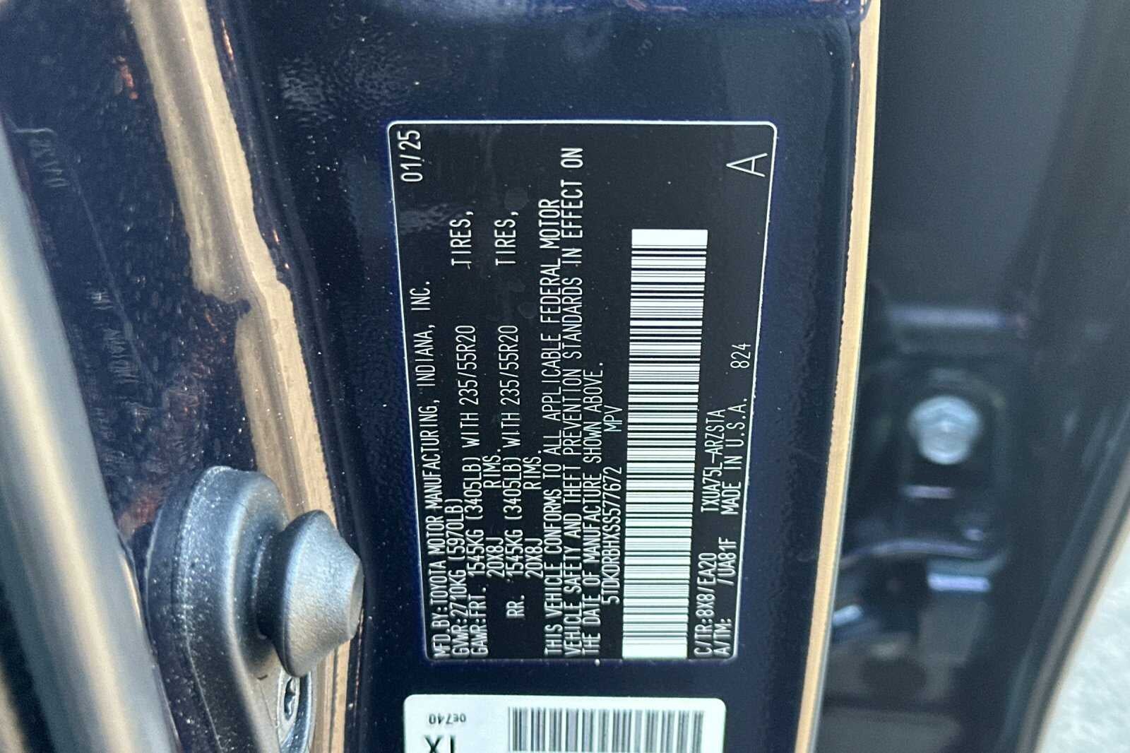 2025 Toyota Highlander XSE 4D Sport Utility