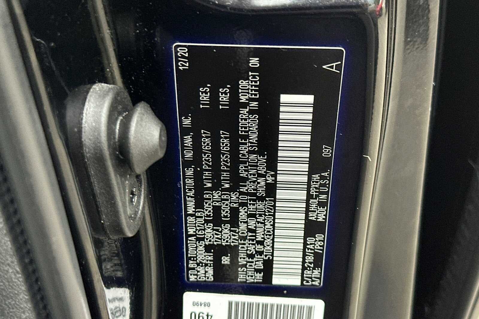 2021 Toyota Sienna LE