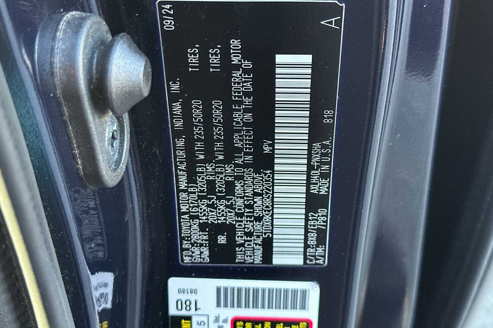 2024 Toyota Sienna XSE