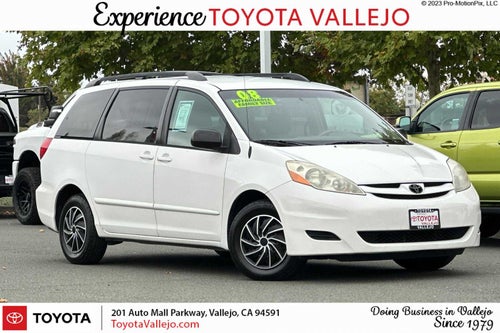 2008 Toyota Sienna LE 4D Passenger Van