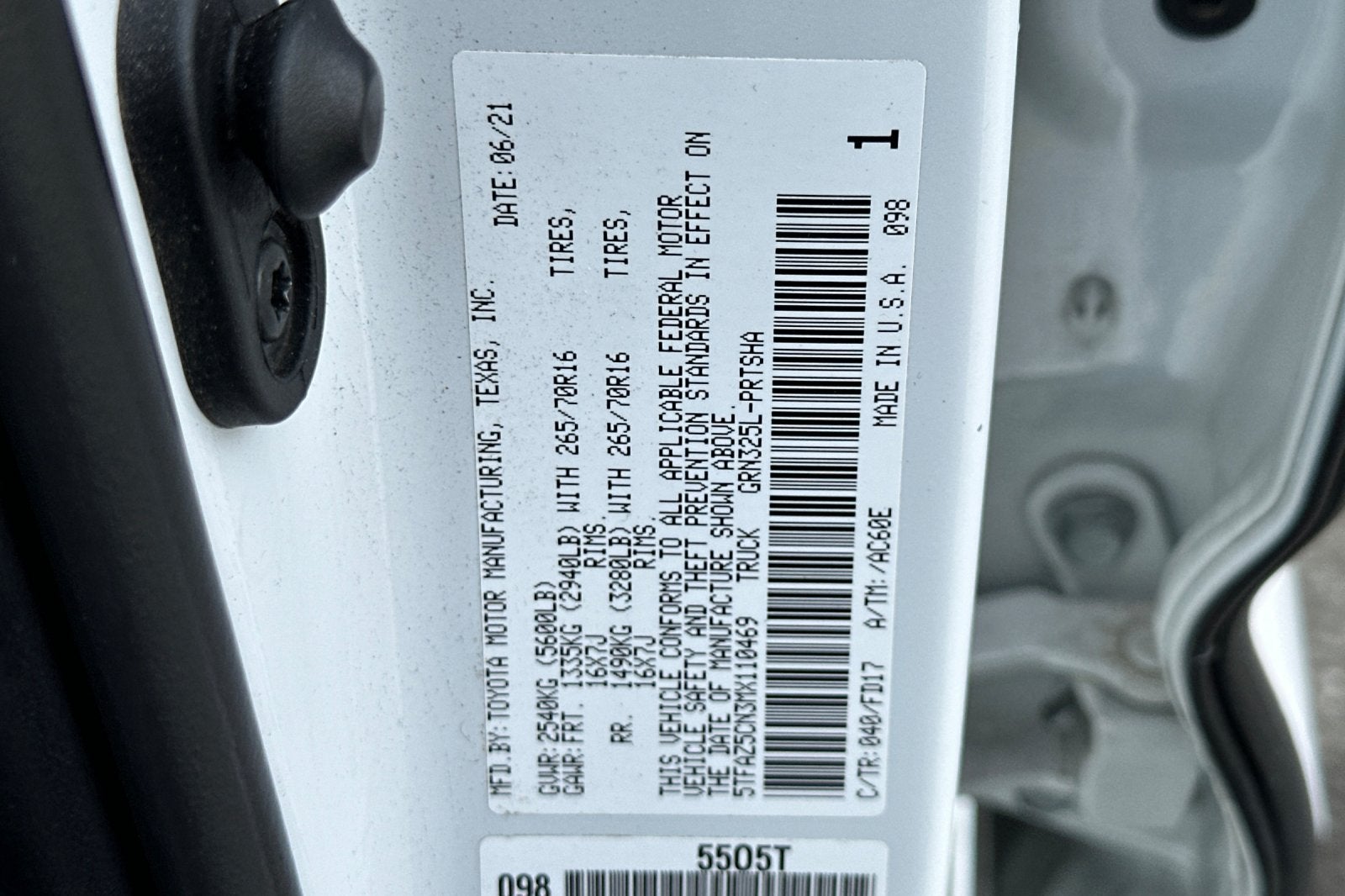 2021 Toyota Tacoma 2WD TRD Off-Road 4D Double Cab