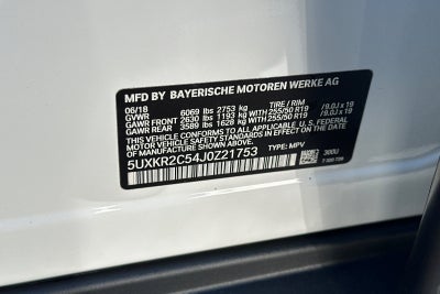 2018 BMW X5 sDrive35i