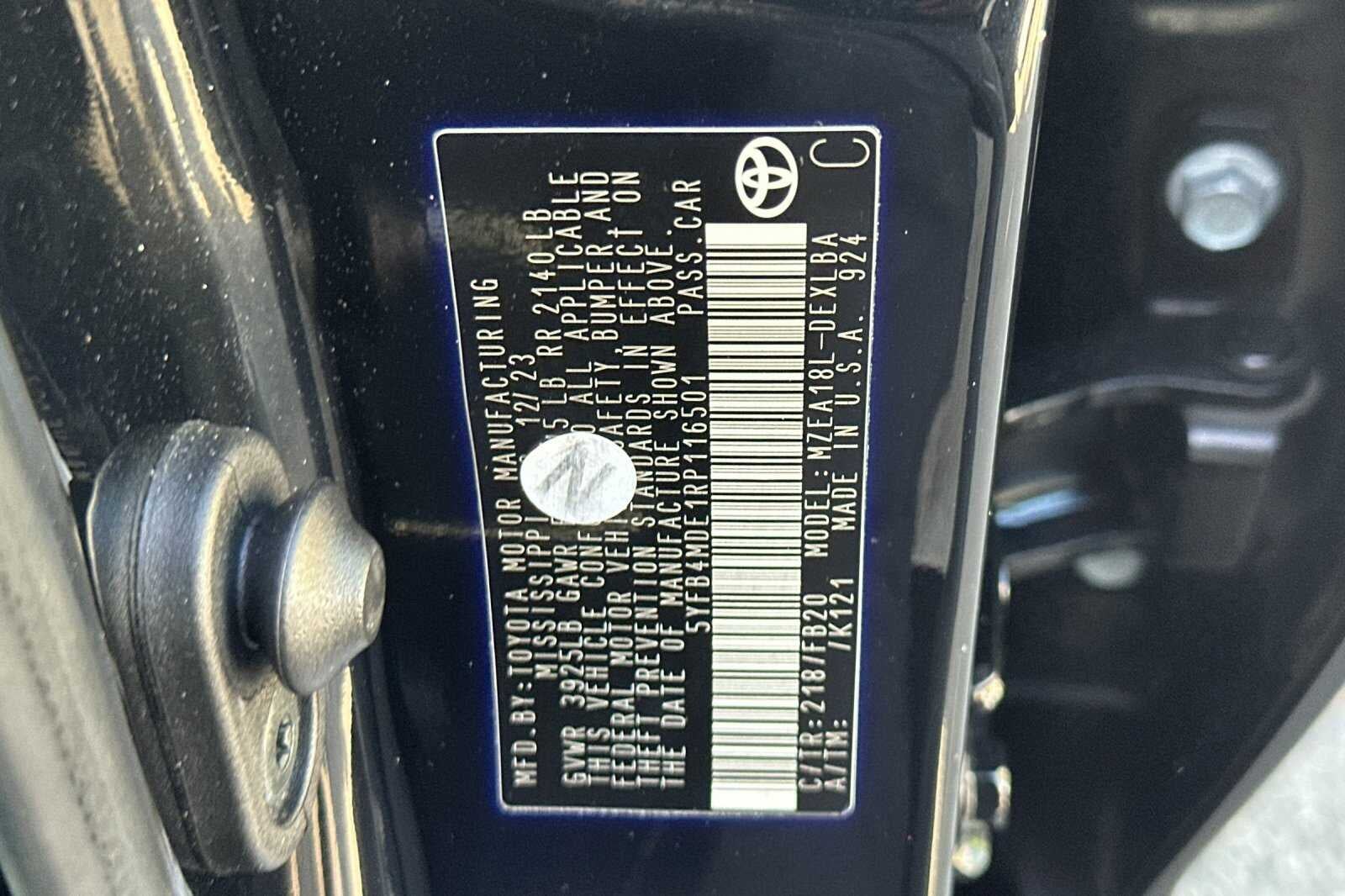2024 Toyota Corolla LE