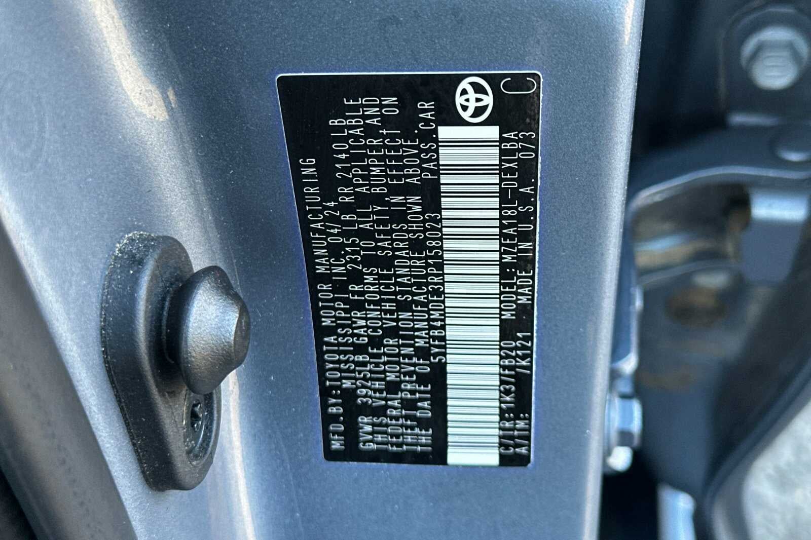 2024 Toyota Corolla LE