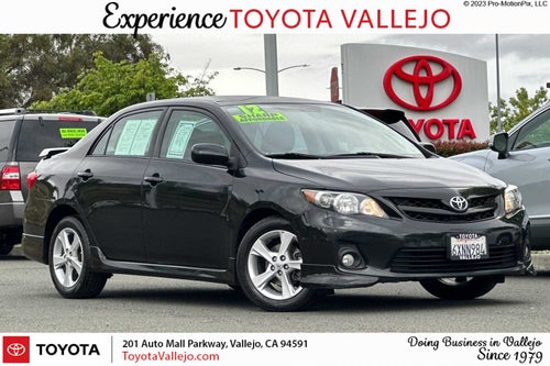 2012 Toyota Corolla S 4D Sedan
