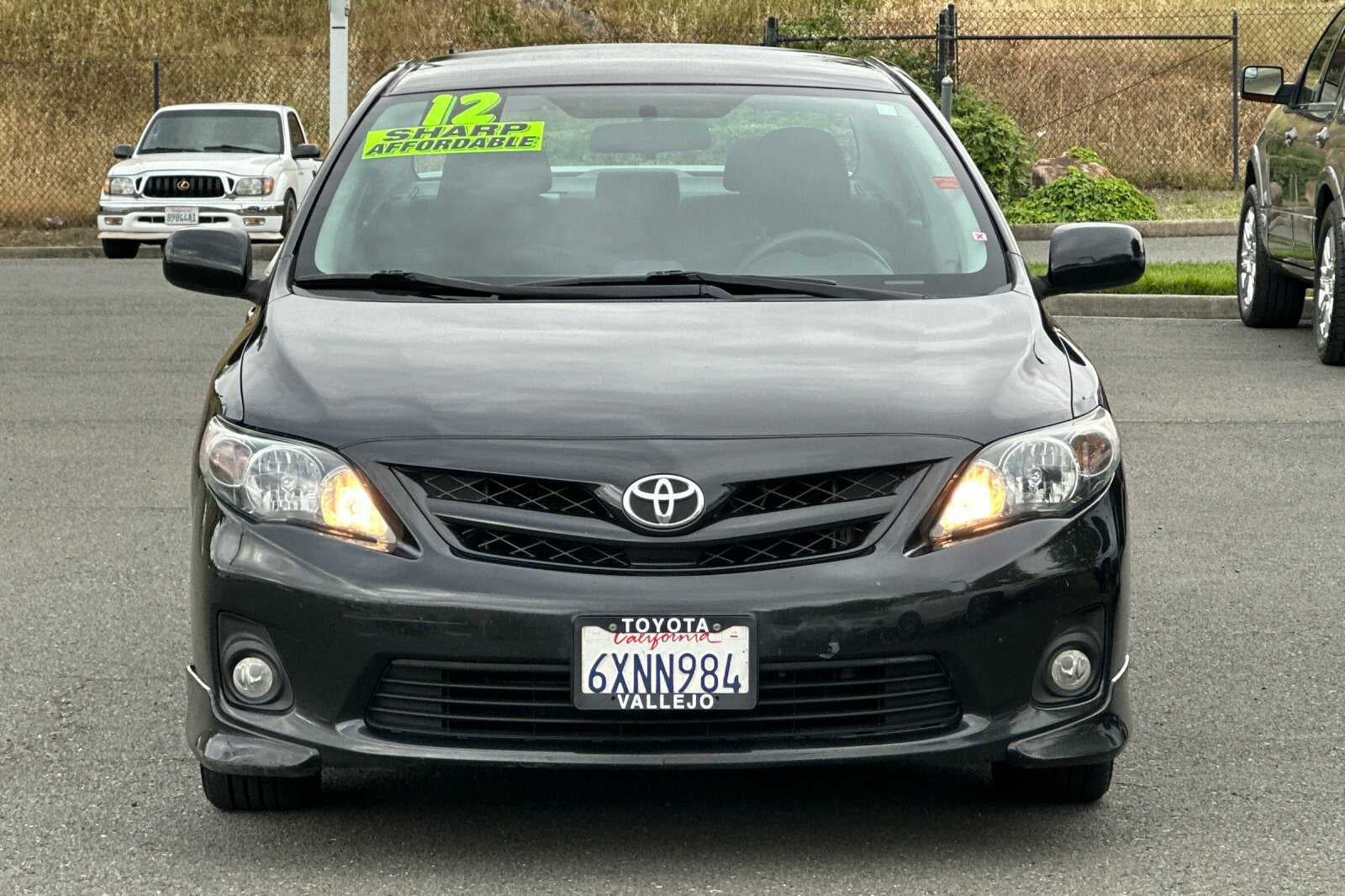 2012 Toyota Corolla S 4D Sedan