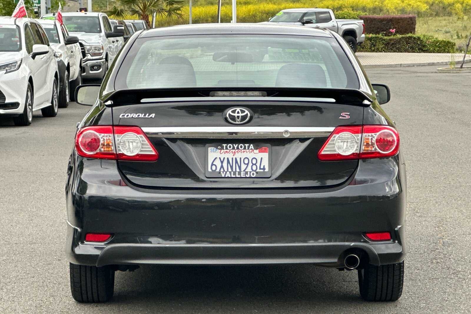 2012 Toyota Corolla S 4D Sedan