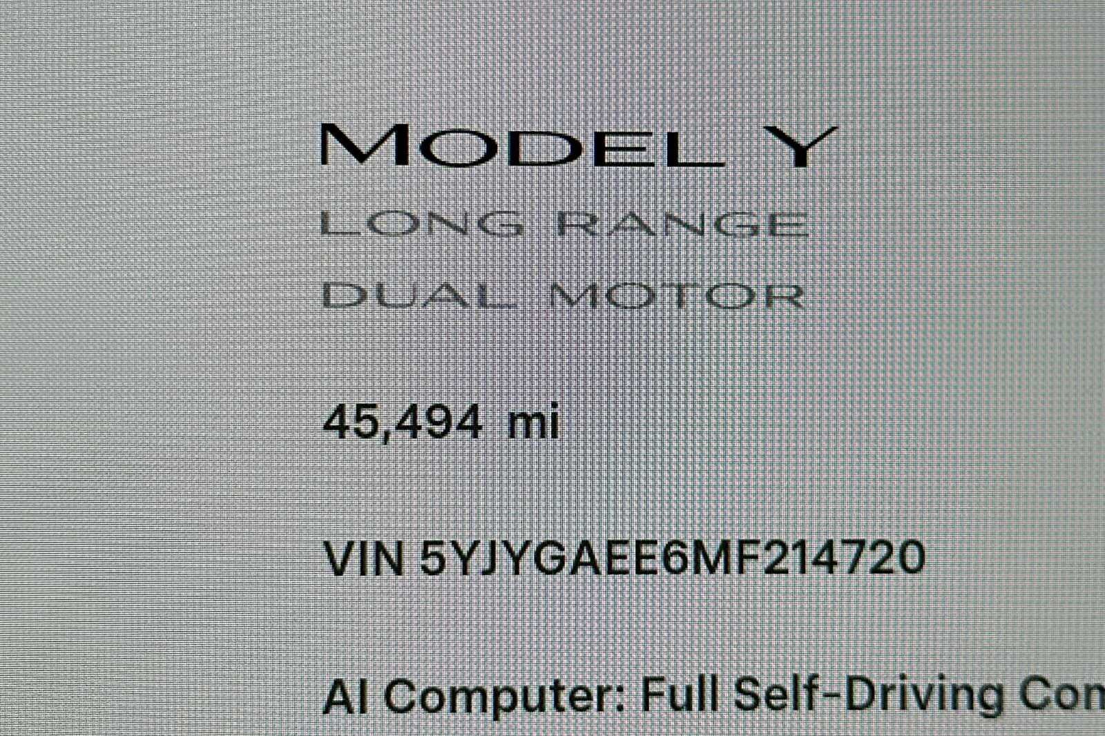 2021 Tesla Model Y Long Range