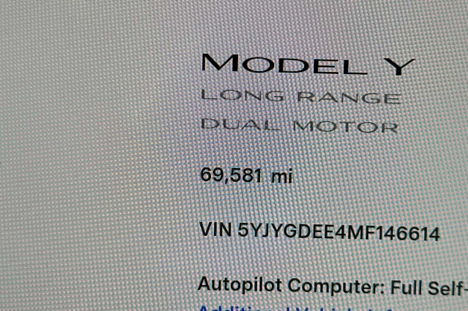 2021 Tesla Model Y Long Range