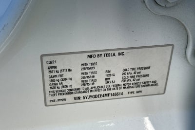 2021 Tesla Model Y Long Range
