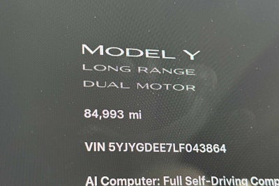 2020 Tesla Model Y Long Range