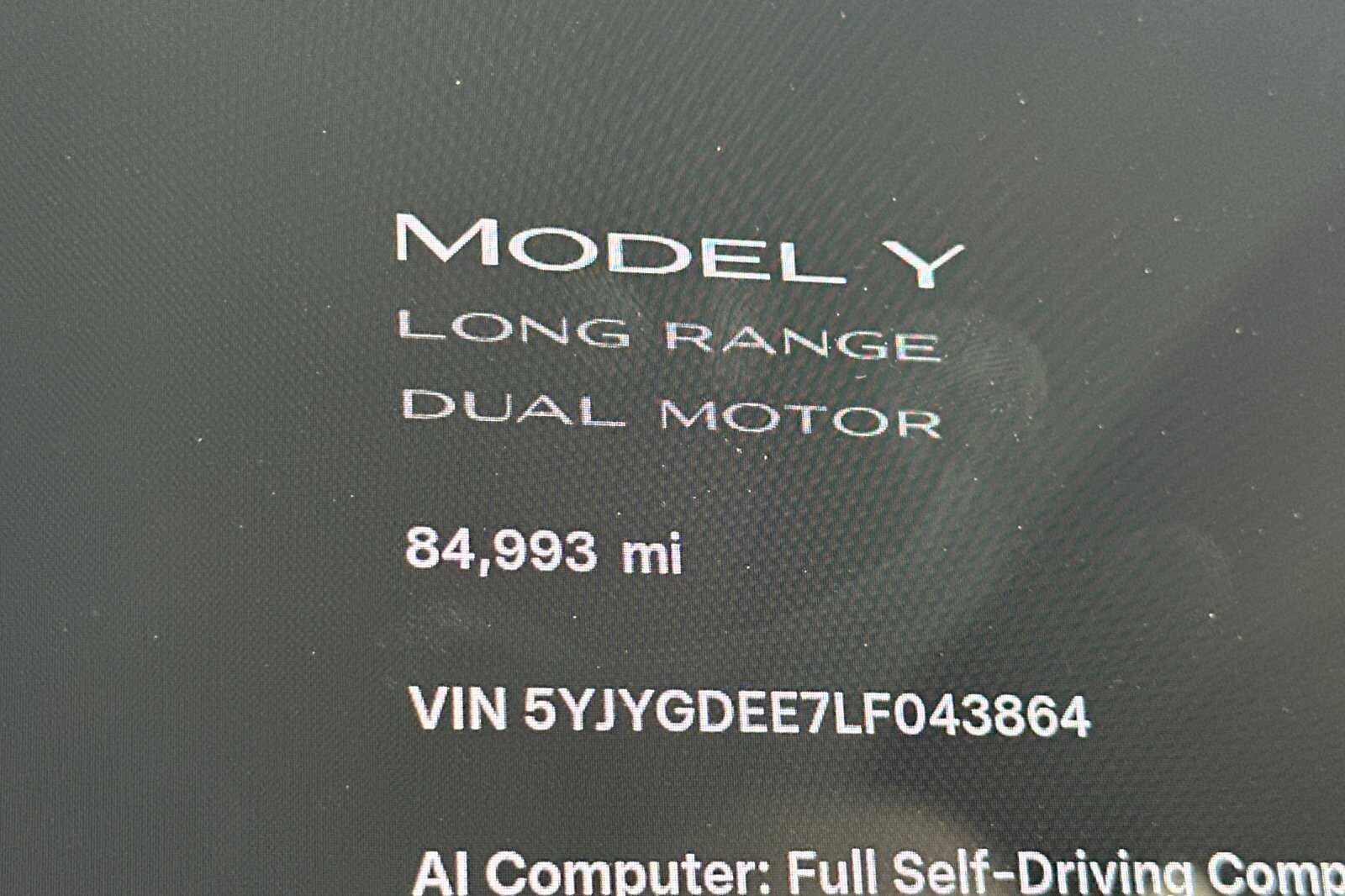 2020 Tesla Model Y Long Range