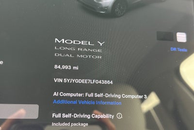 2020 Tesla Model Y Long Range