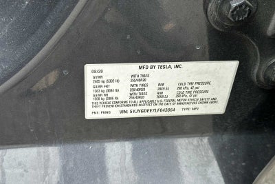 2020 Tesla Model Y Long Range