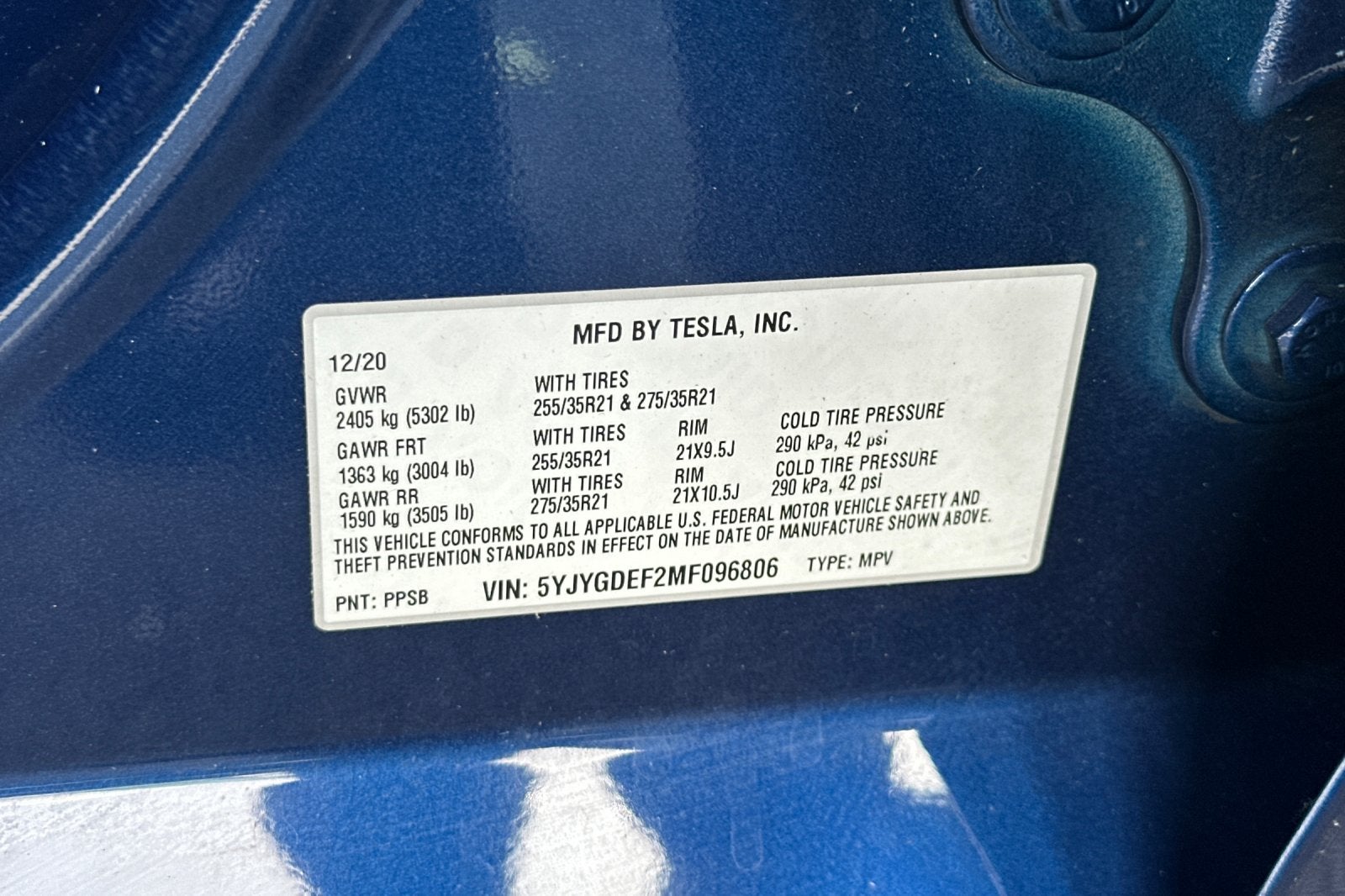 2021 Tesla Model Y Performance