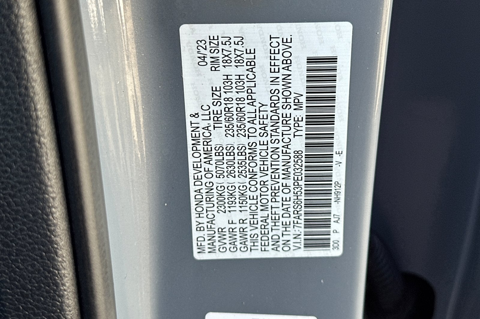 2023 Honda CR-V Hybrid Sport