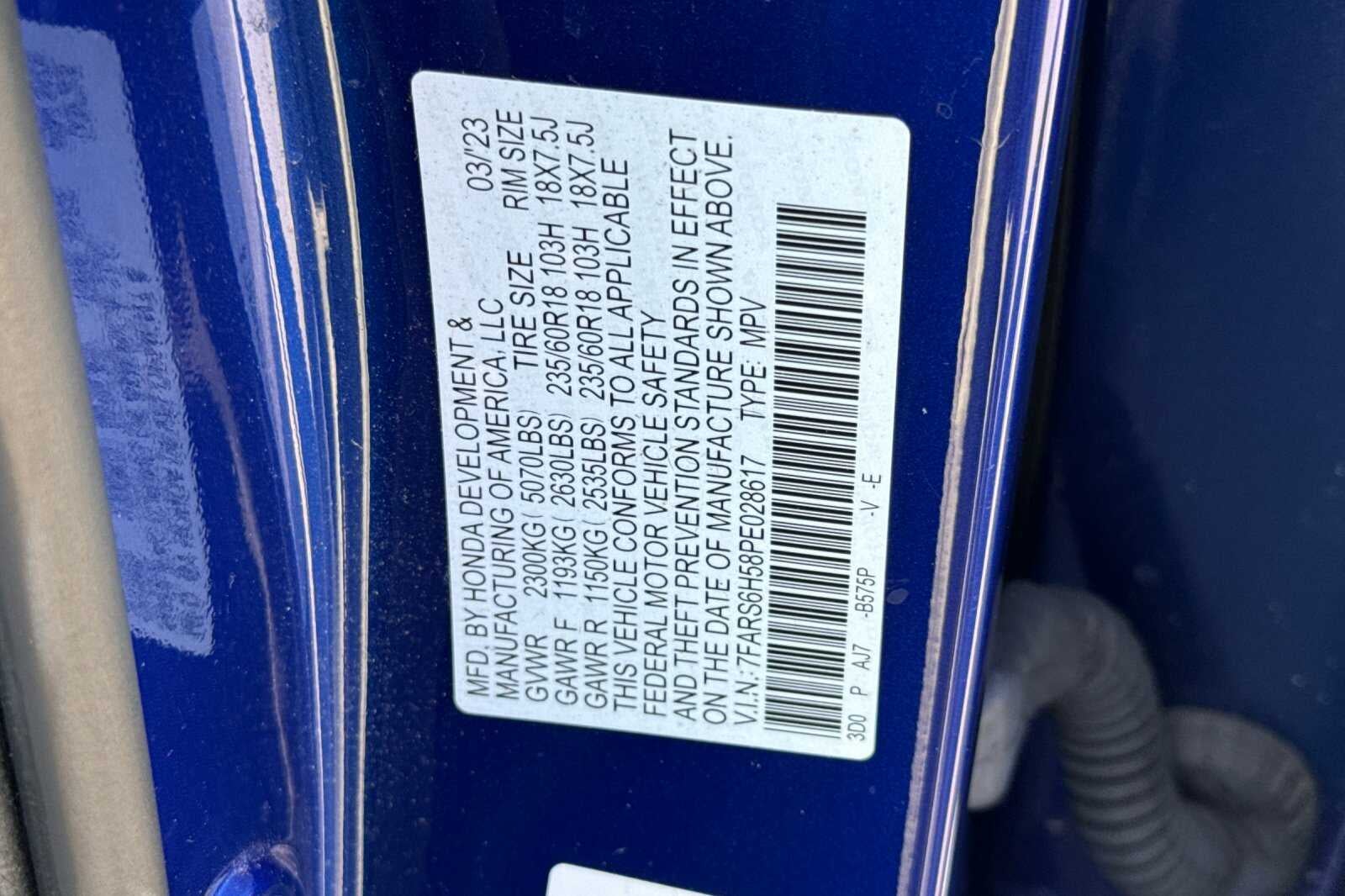 2023 Honda CR-V Hybrid Sport