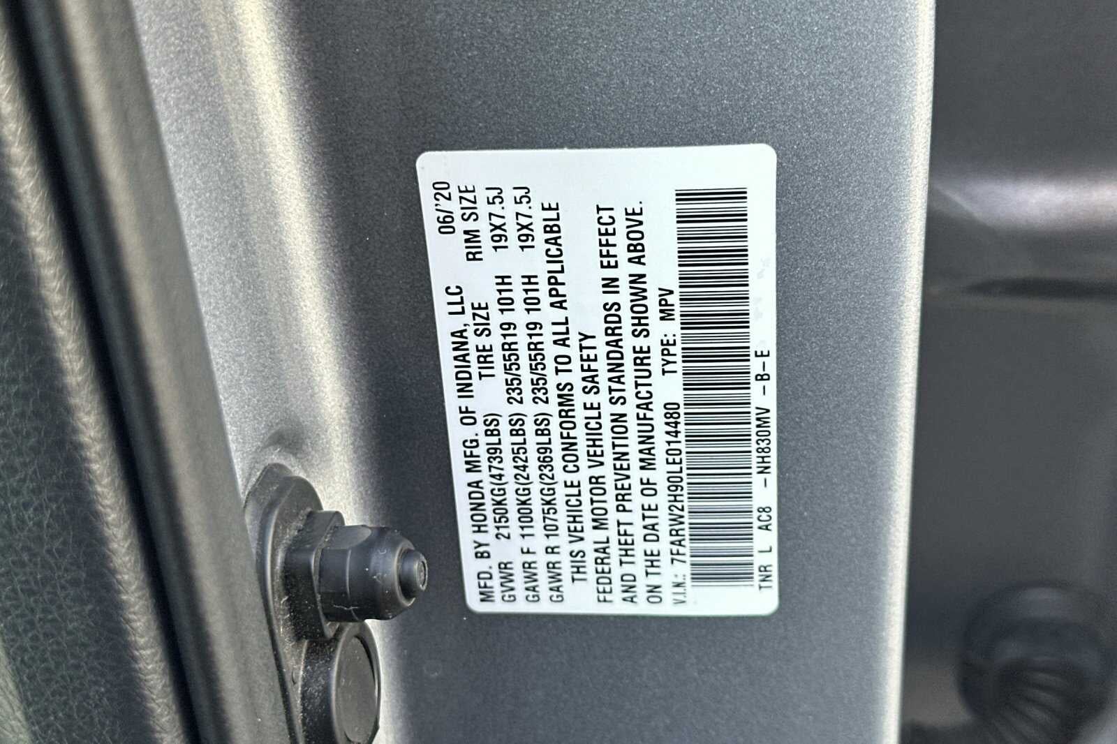 2020 Honda CR-V Touring