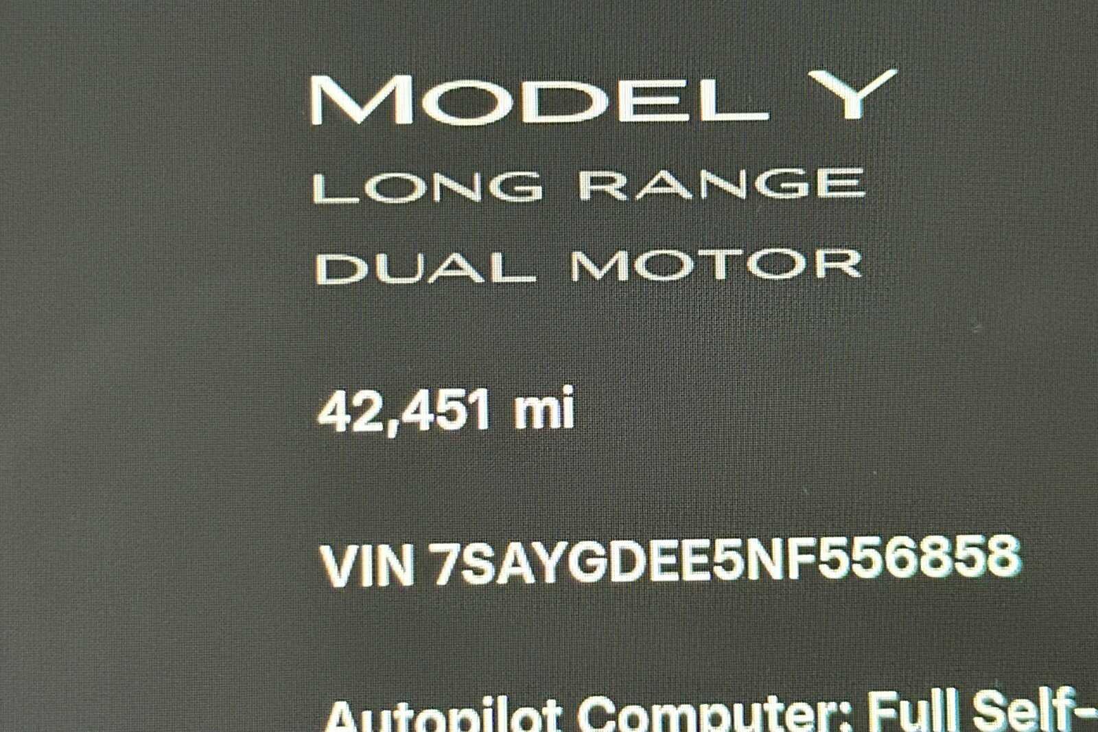 2022 Tesla Model Y Long Range