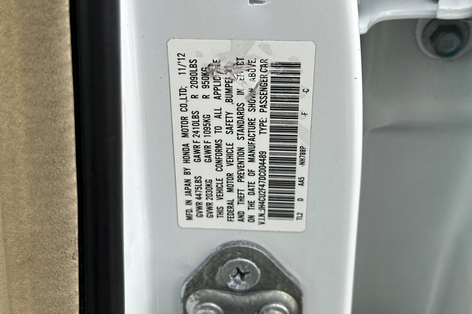 2013 Acura TSX 2.4 4D Sedan