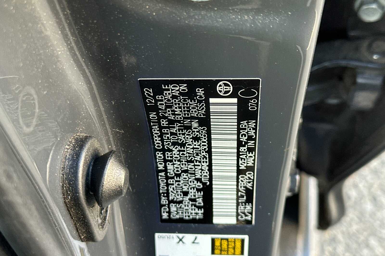 2023 Toyota Corolla LE