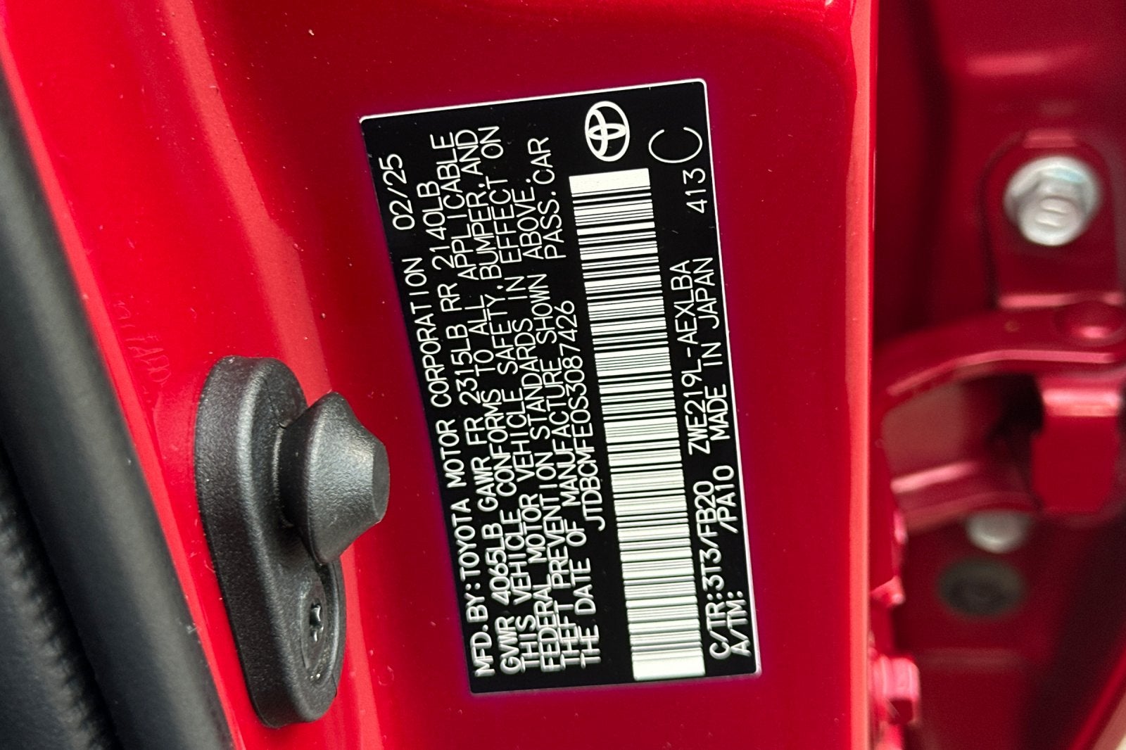 2025 Toyota Corolla Hybrid LE 4D Sedan