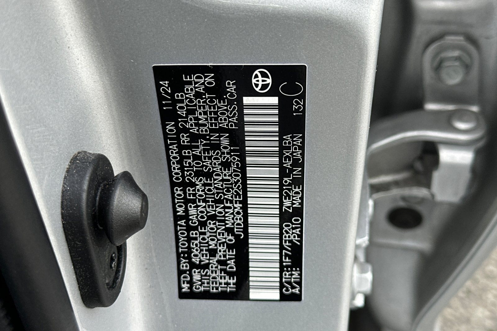 2025 Toyota Corolla Hybrid LE 4D Sedan