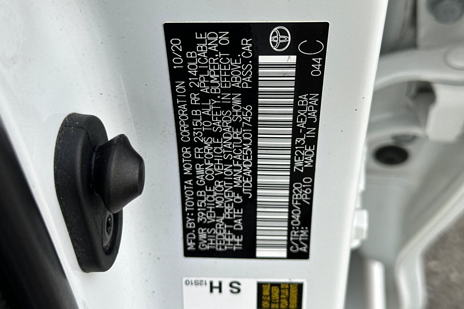 2021 Toyota Corolla Hybrid LE