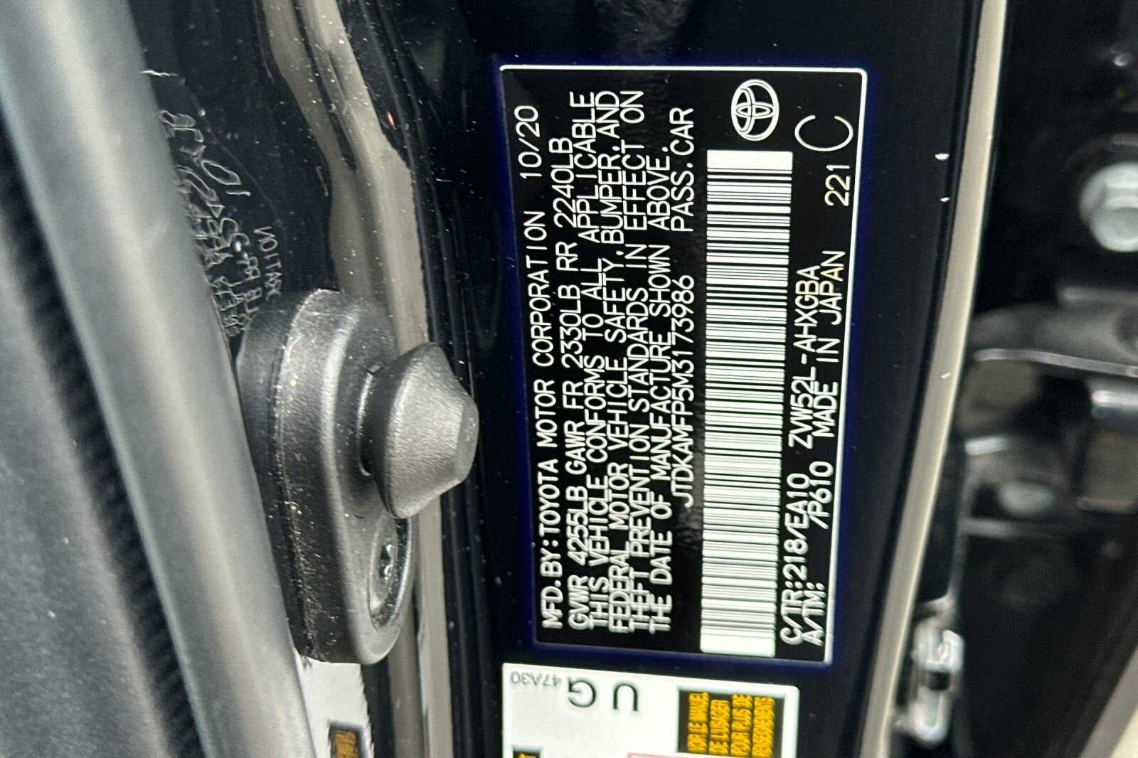 2021 Toyota Prius Prime Limited 5D Hatchback